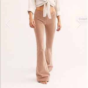 Pull On Corduroy Flare Pants